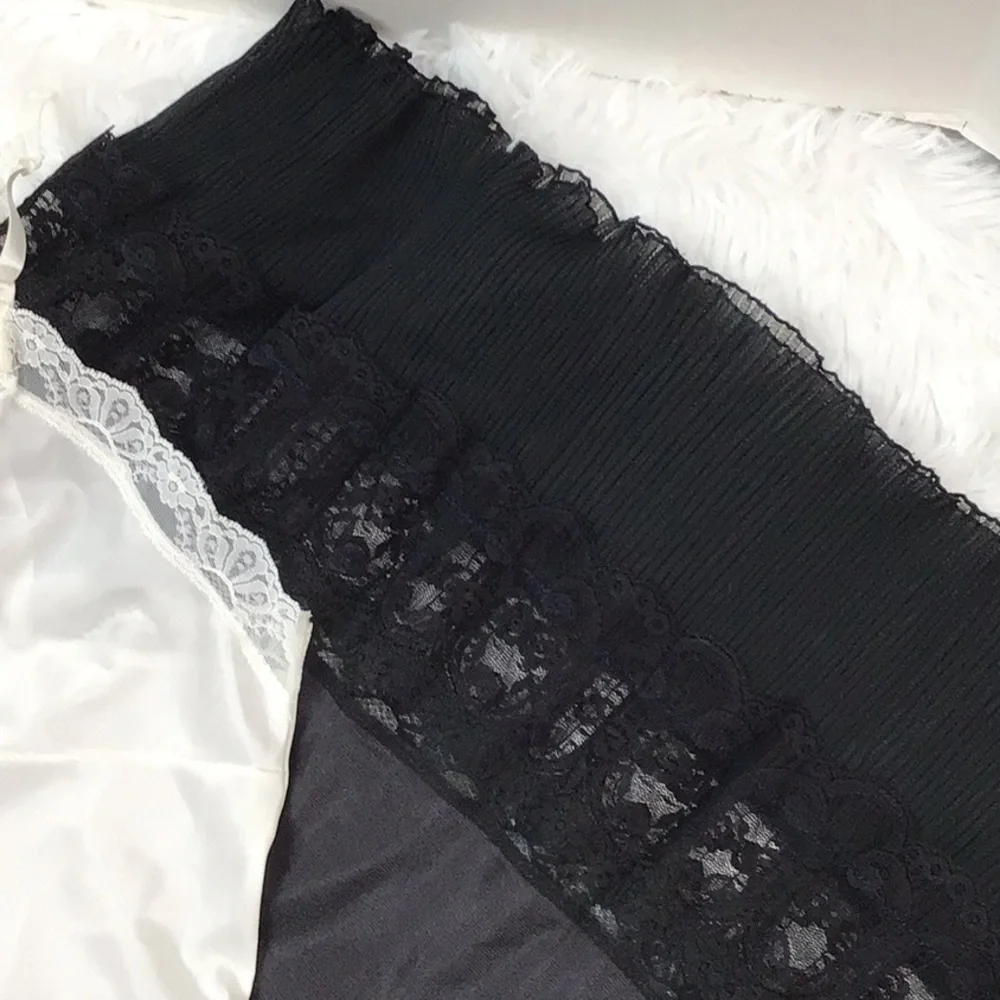Vintage Sarah Smith b/w slip dress 36 - Picture 11 of 12